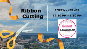 Albuquerque Hispano Chamber of Commerce Ribbon Cutting for Polkadot Powerhouse Albuquerque.